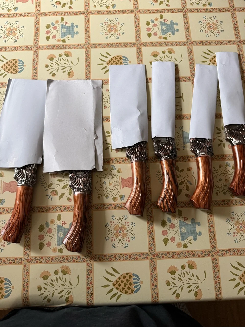Set of 6 Butcher Knife Set.